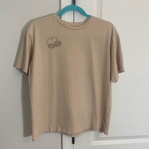 Beige Graphic T-Shirt